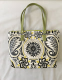 Lime-a-Floral Tote